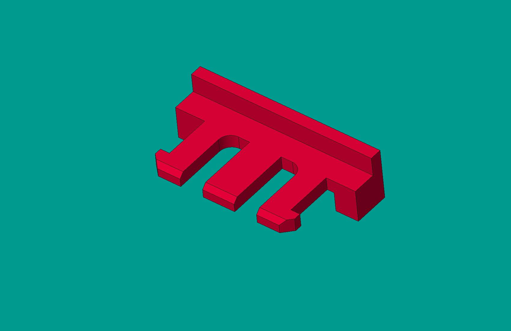 2.0間距，A2008S-3鎖片紅色