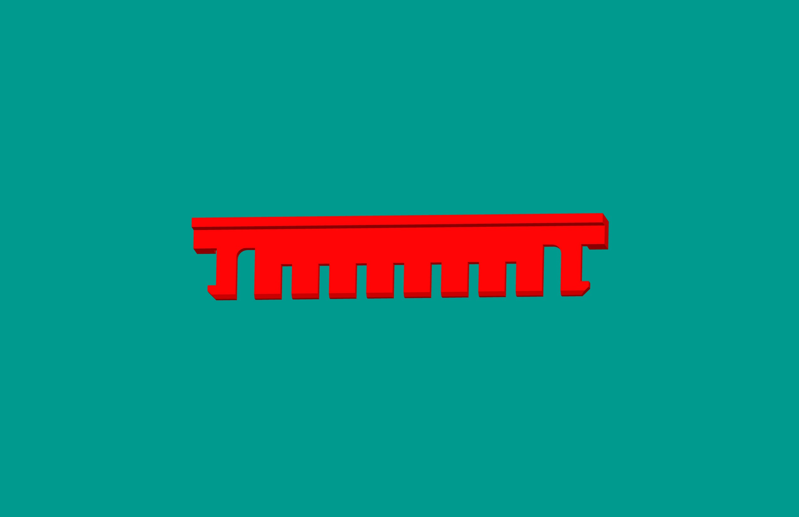 2.0間距，A2008S-10鎖片紅色