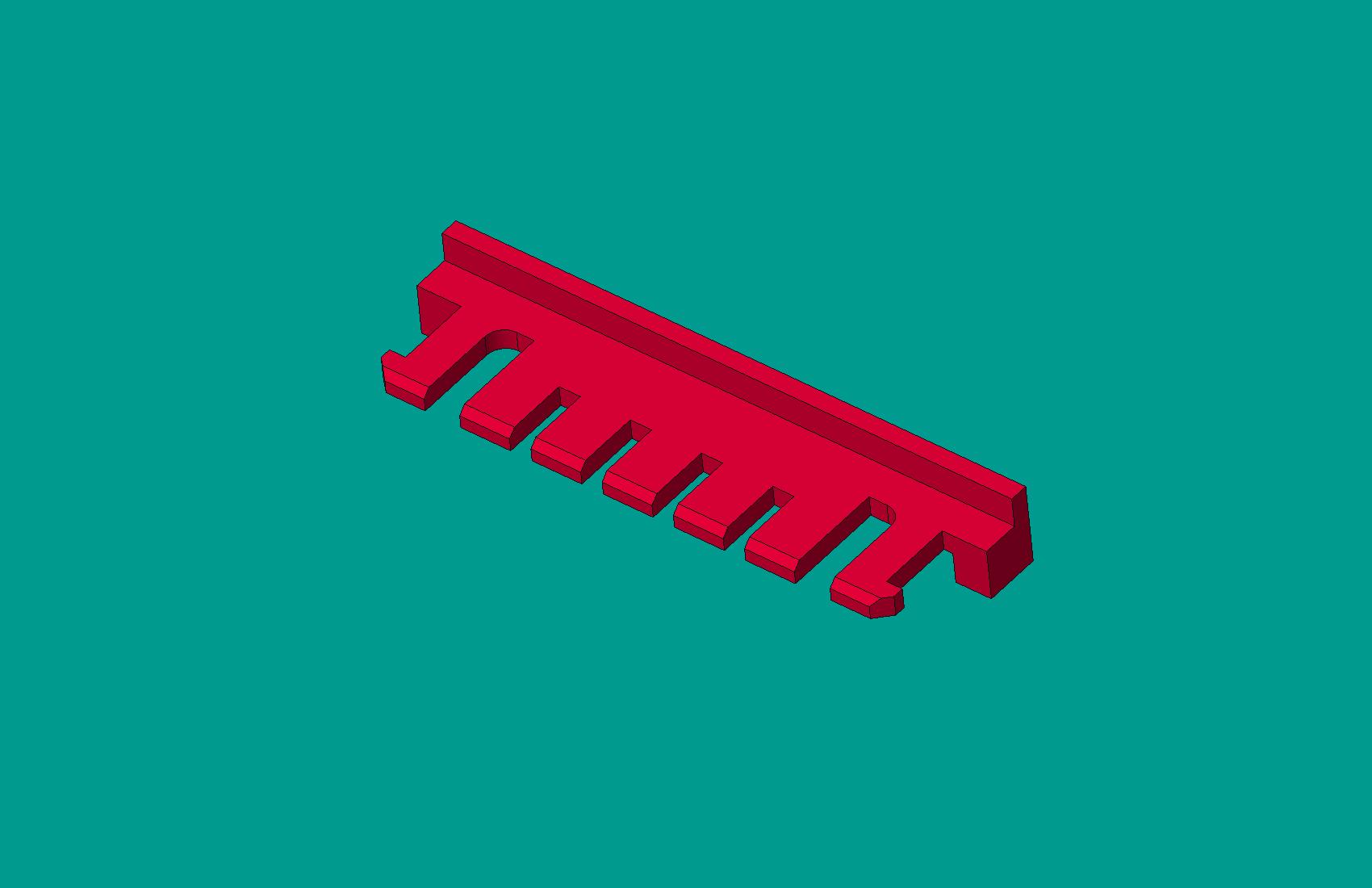 2.0間距，A2008S-7鎖片紅色