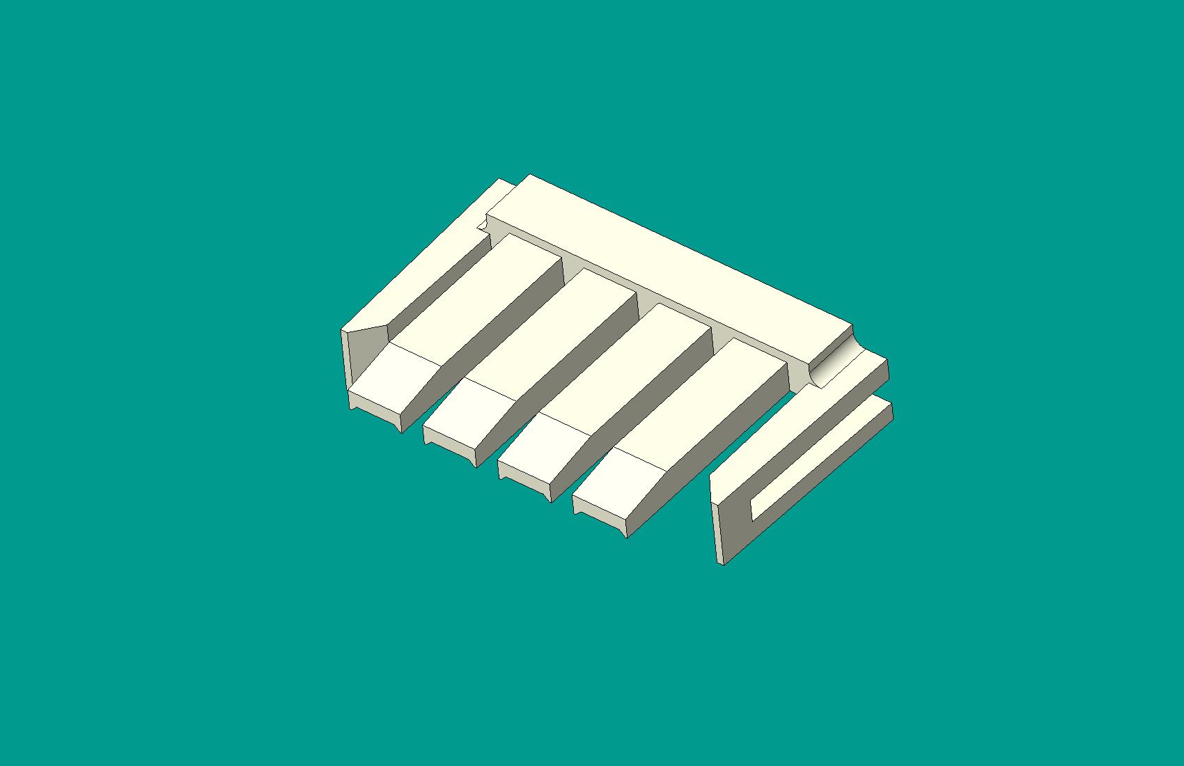 2.0間距，PNIS-04V鎖片