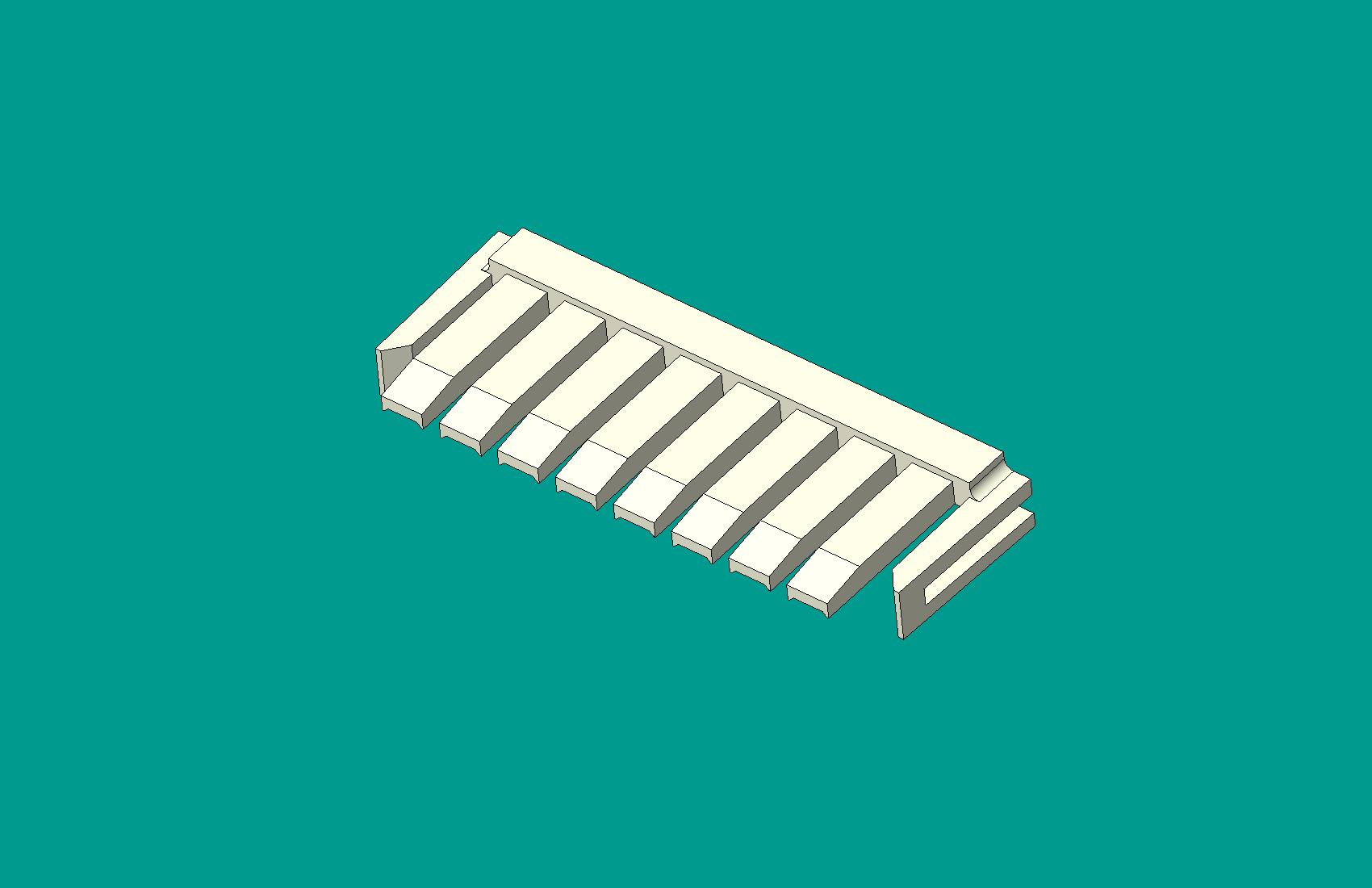 2.0間距，PNIS-08V鎖片