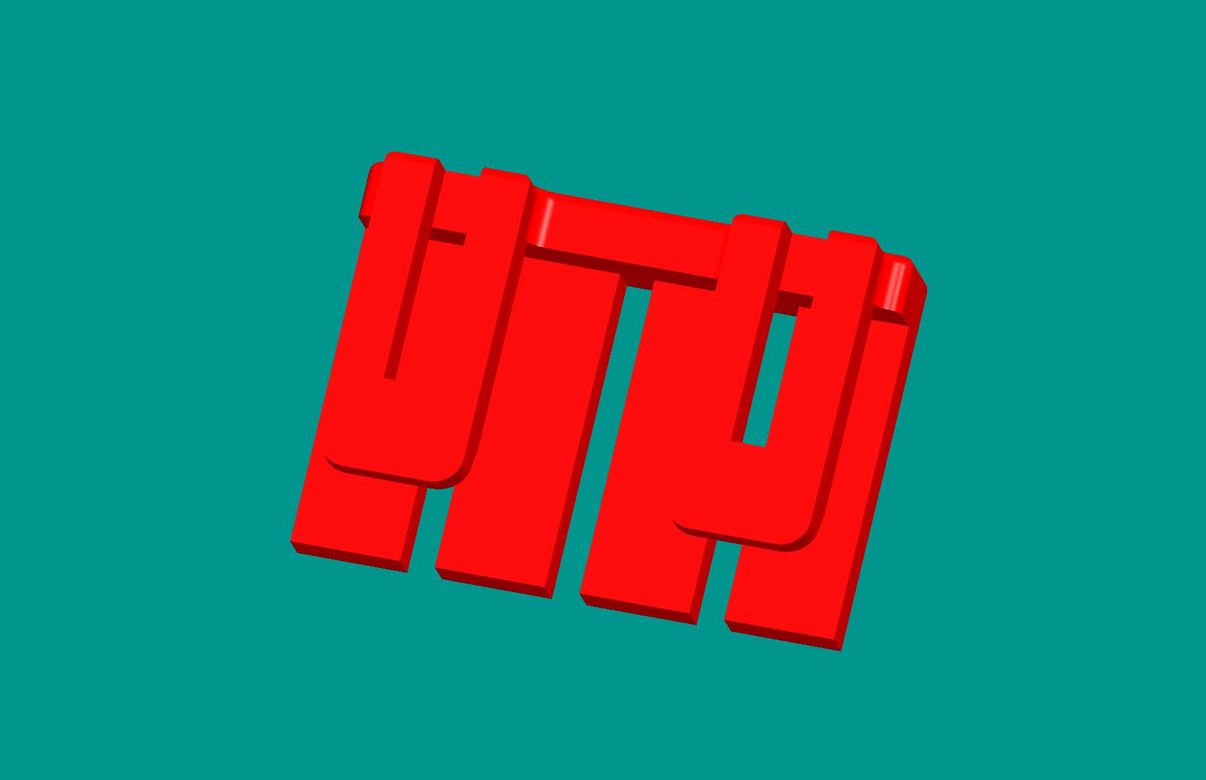 XH-4位鎖片/紅色/高灼熱絲