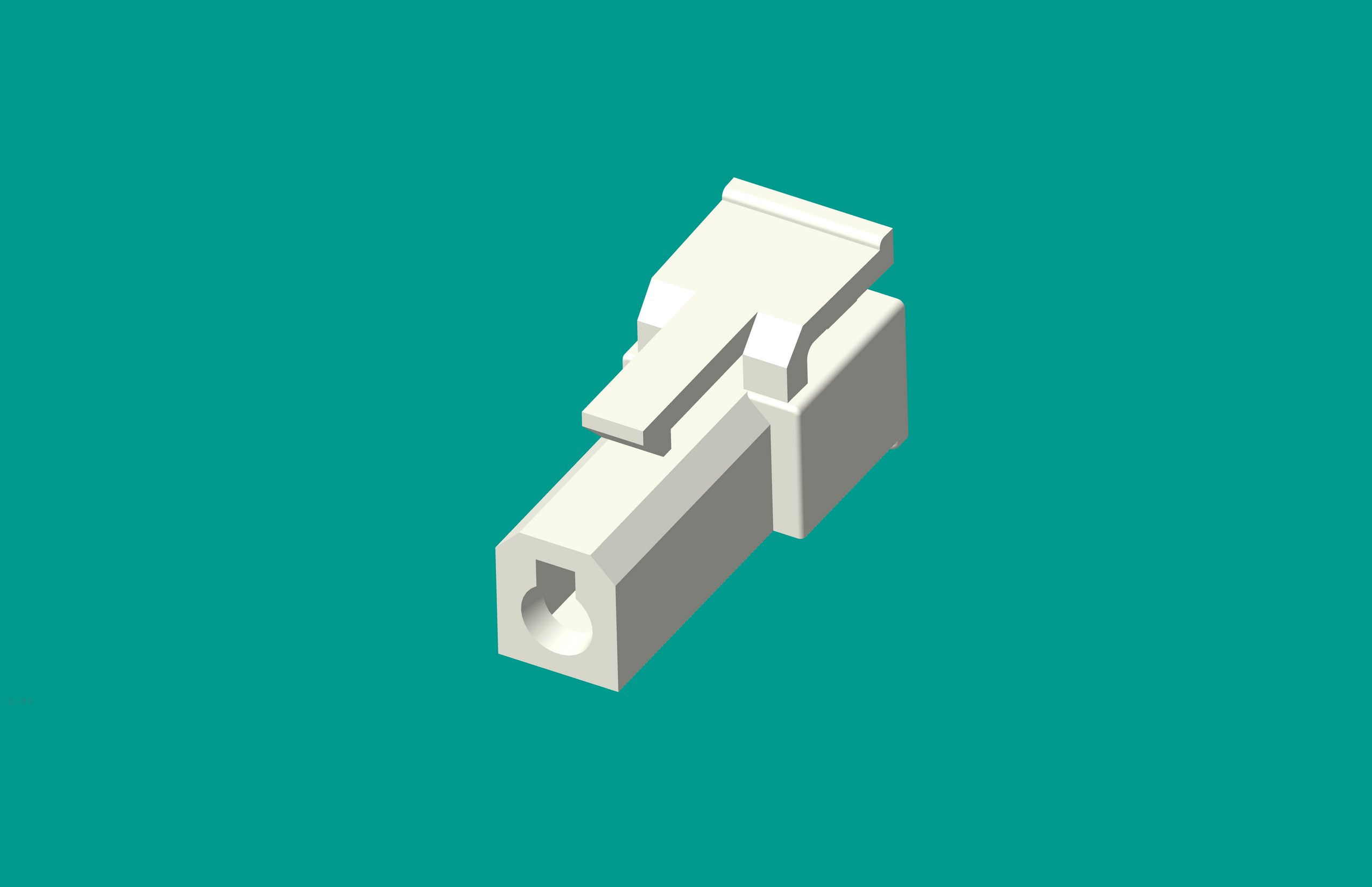 2.1洗衣機(jī)塑件-1孔白色-高灼熱絲