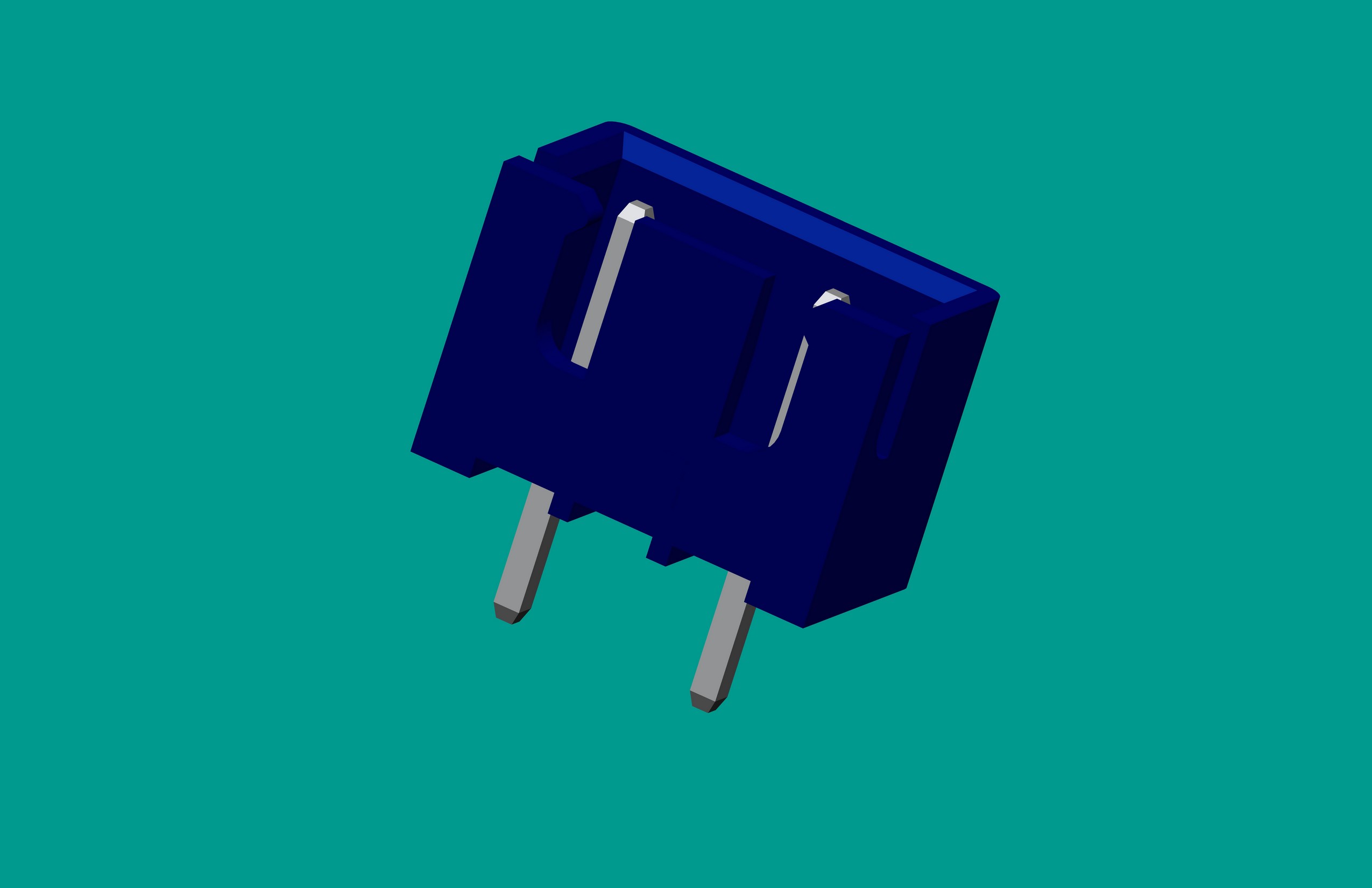 XH-3A-1 普通PA66 藍色 （缺第2針）