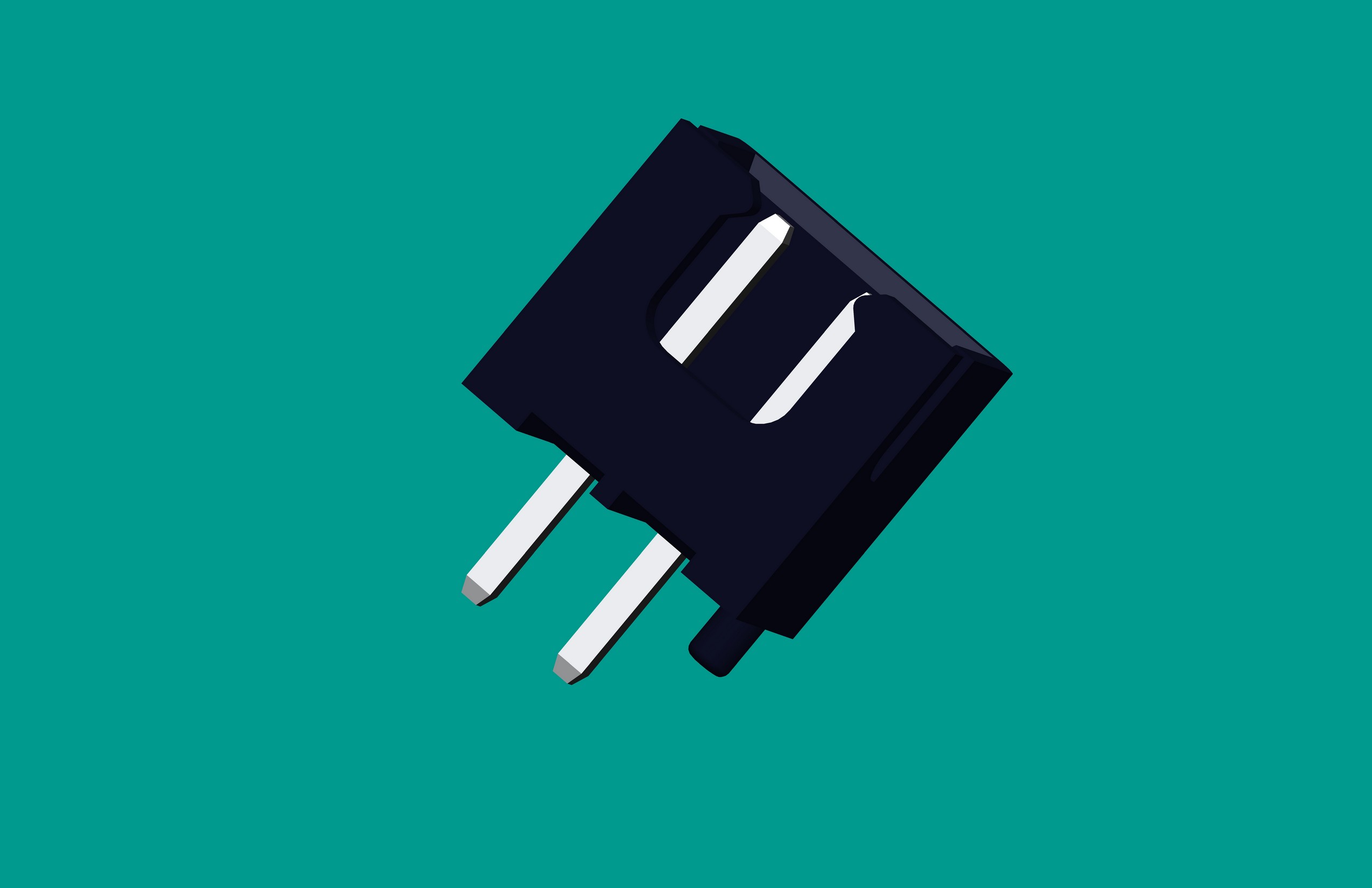 XH帶定位針座-2直針(B2B-XH-AM)黑色