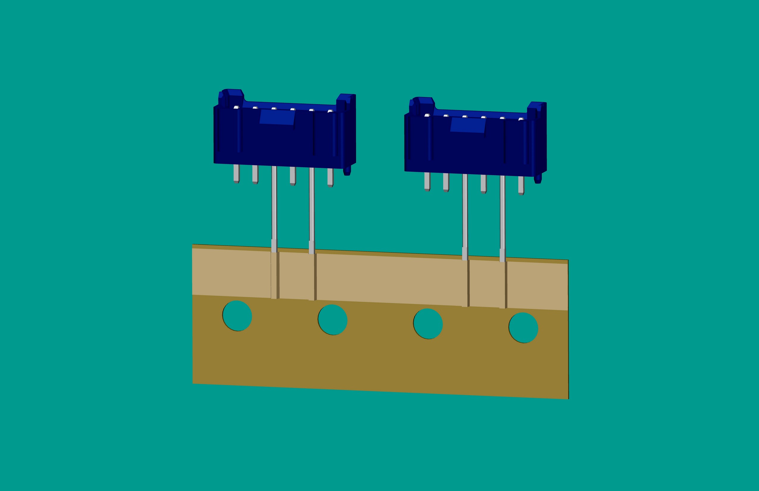 XH-6A全包編帶立式針座藍色/(2、4長針)普通PA66