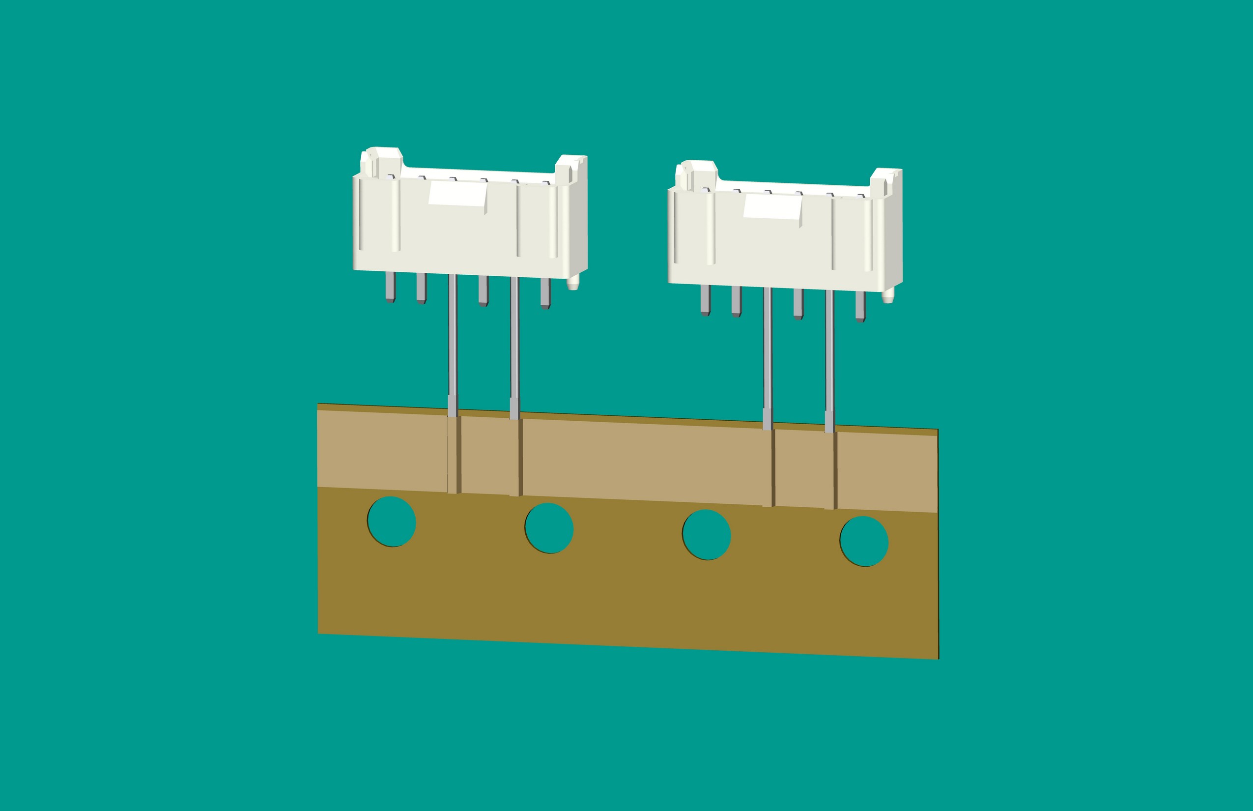 XH-6A全包編帶立式針座白色/(2、4長針)普通PA66