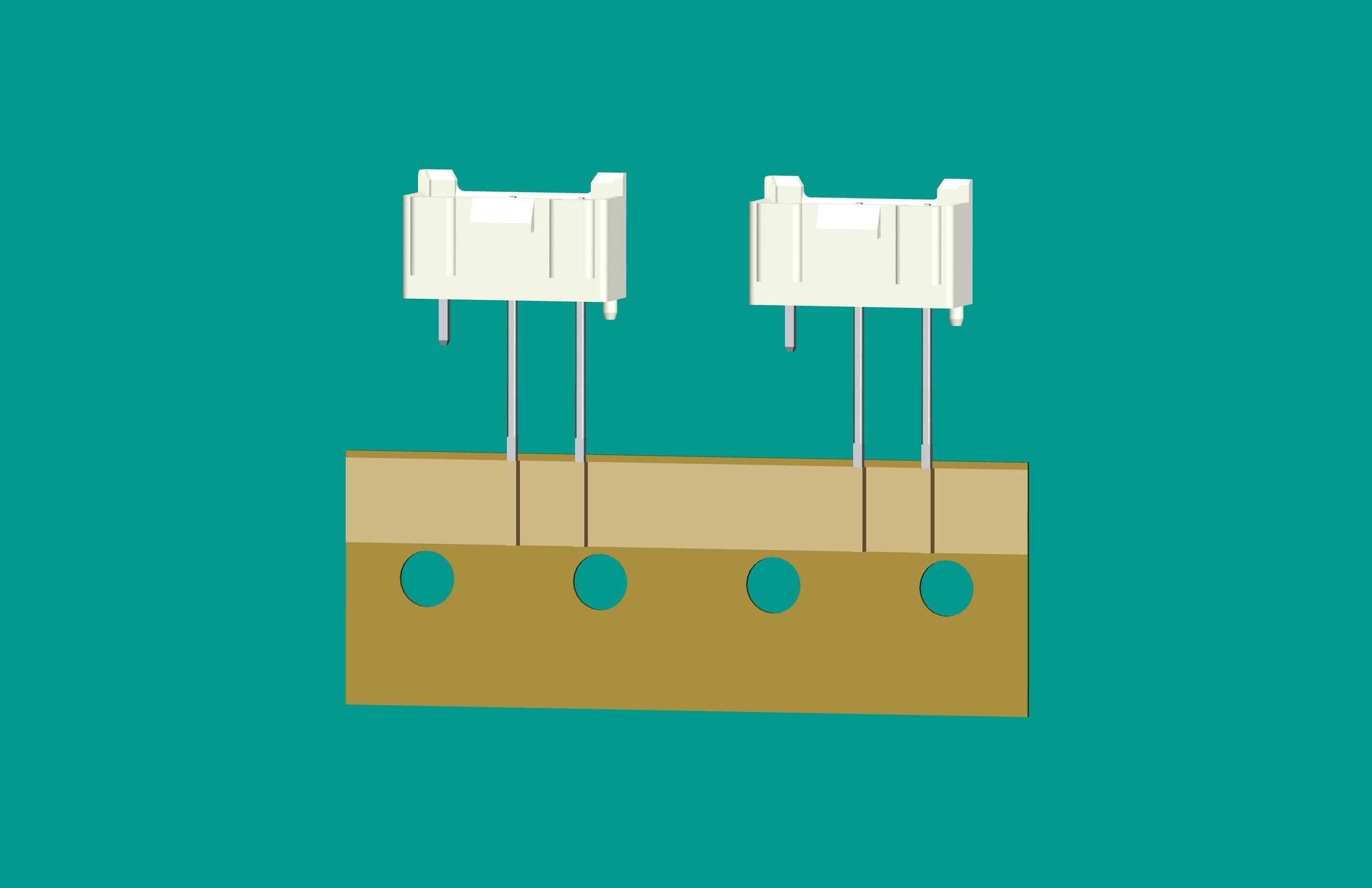 XH-5A全包編帶立式針座白色/(缺2、4針)普通PA66