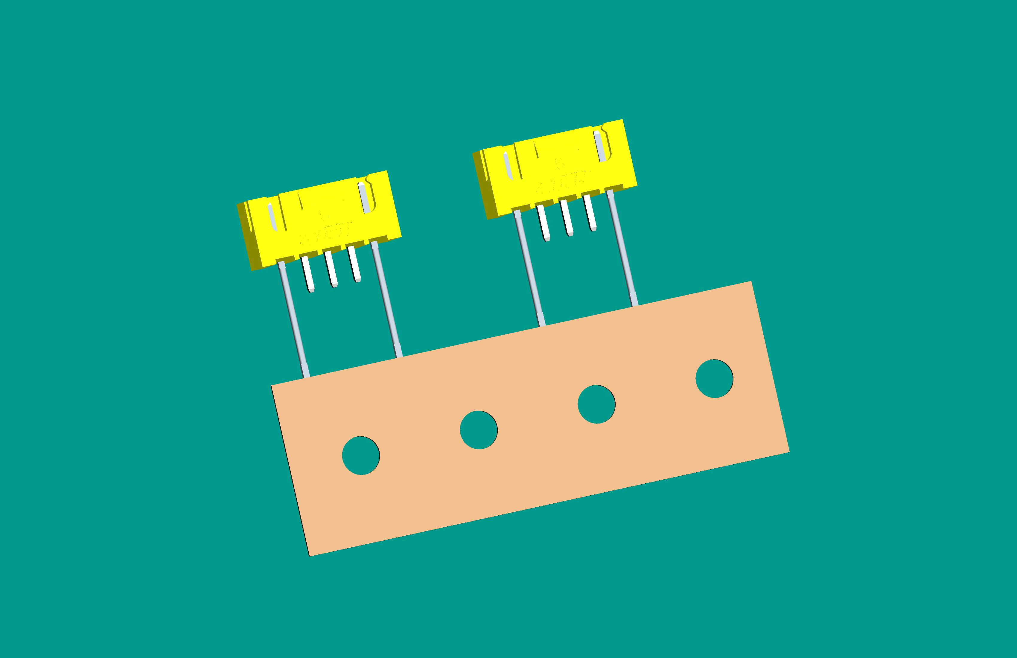 XH-5A(帶扣)立式針座黃色/編帶(1、5長針，反向，12mm）