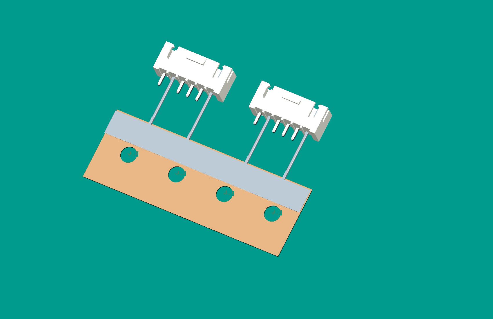XH-6A帶扣立式針座白色/編帶(1、5長針,短針外漏長2.9mm,正向,12mm)