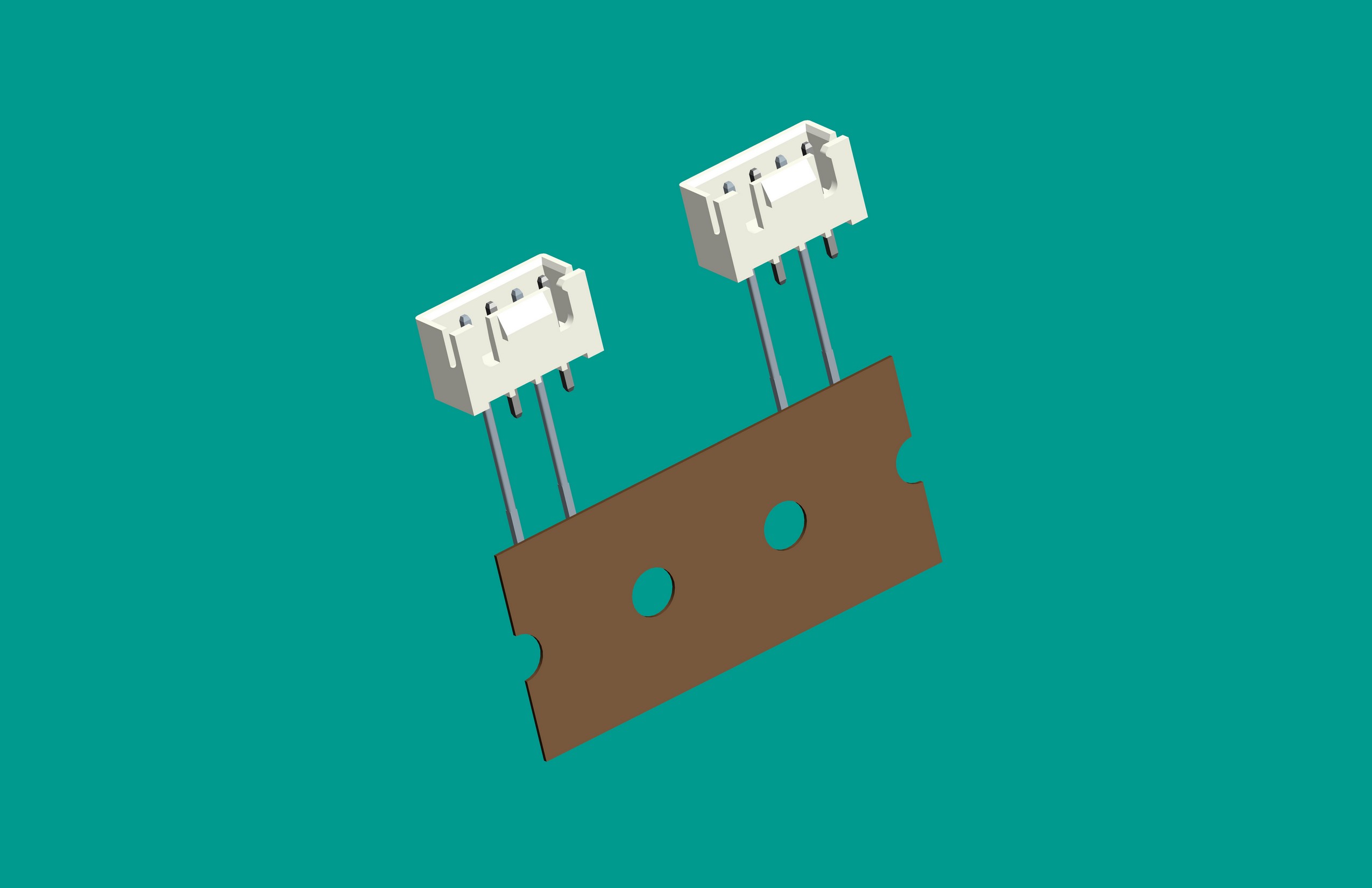 XH-4A(帶扣)編帶立式針座白色/(步距25.4，1、3短針，反向,12mm)