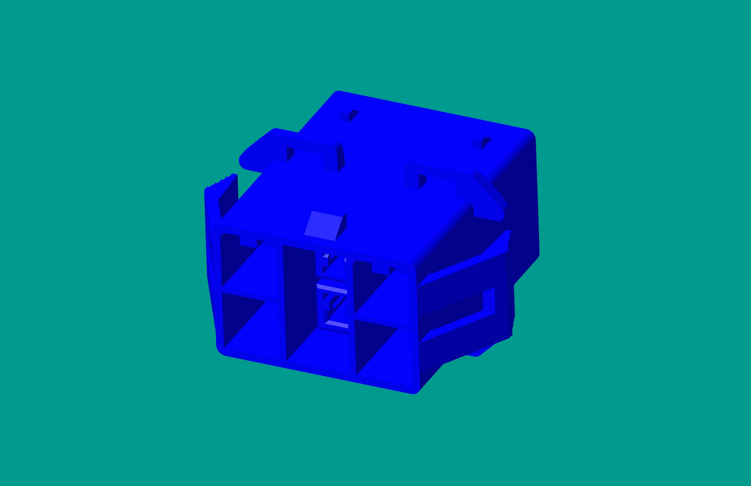 35150-0610插座/藍色/高灼熱絲