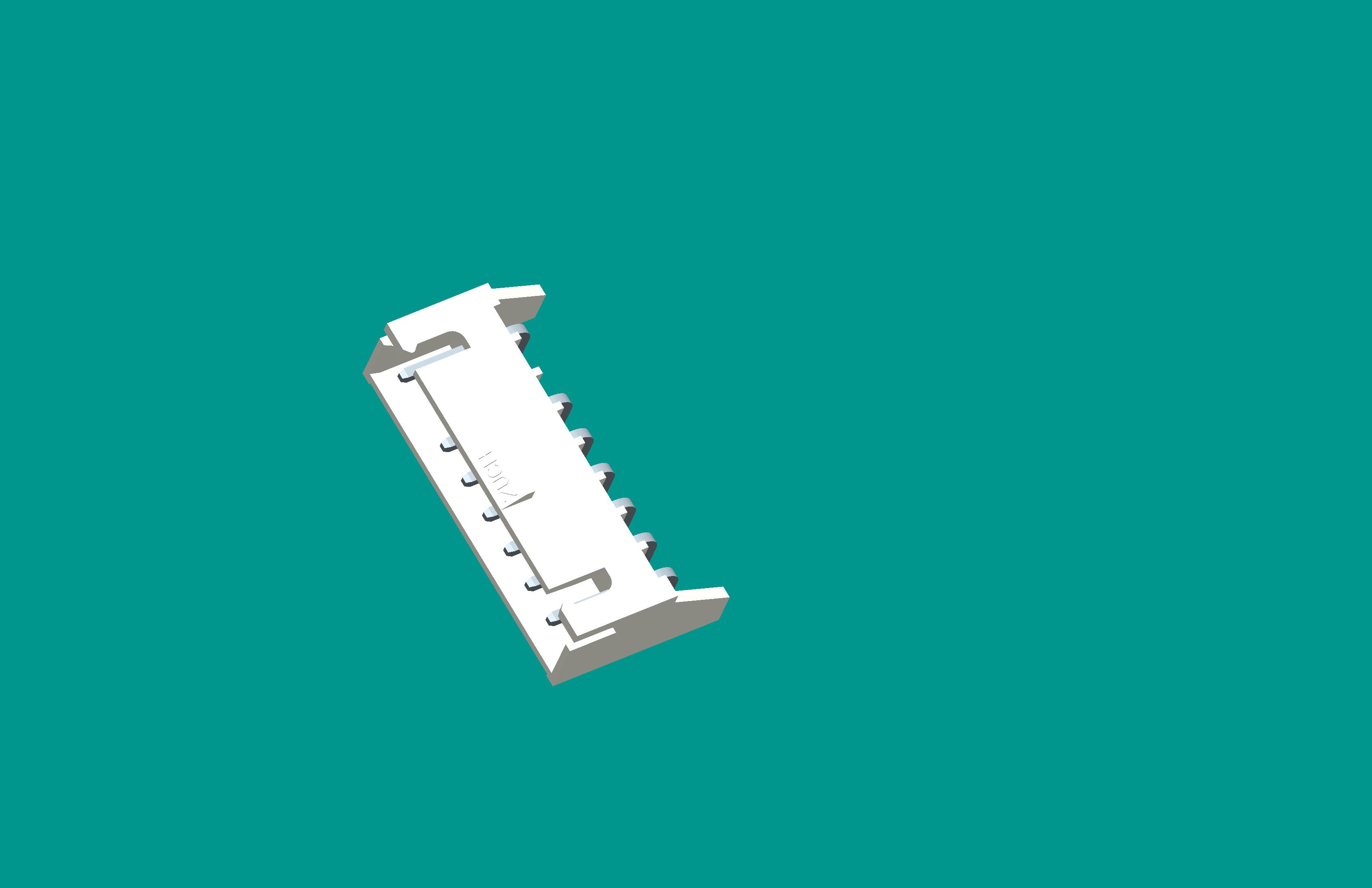 XH-8QA7(帶扣帶保護(hù)腳)(白色)缺第2針/普通PA66