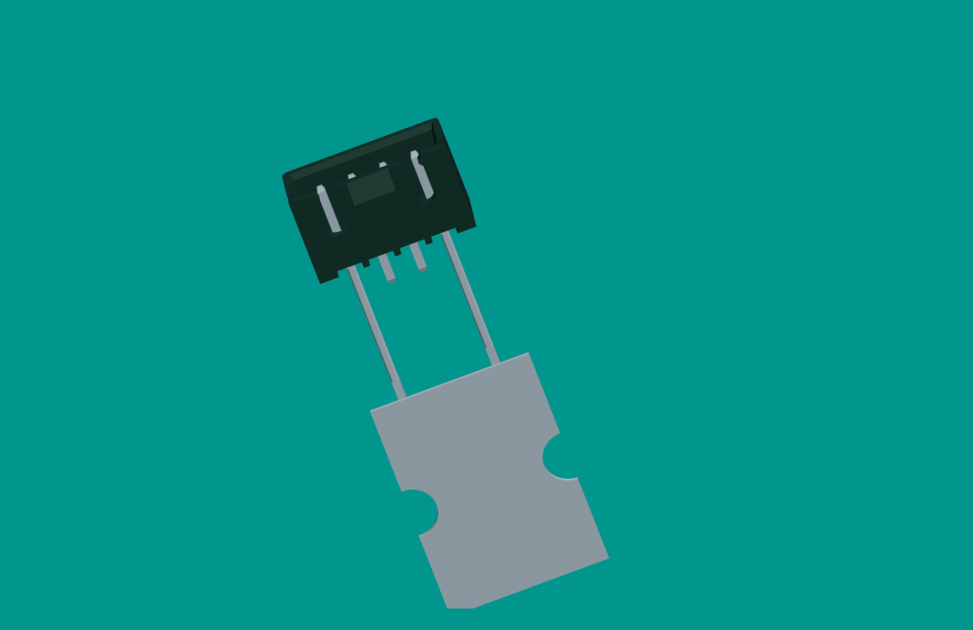 XH-4A帶扣立式針座黑色 高灼熱絲/編帶(1、4長針，反向，10mm，短針外漏長2.9mm 步距12.7)