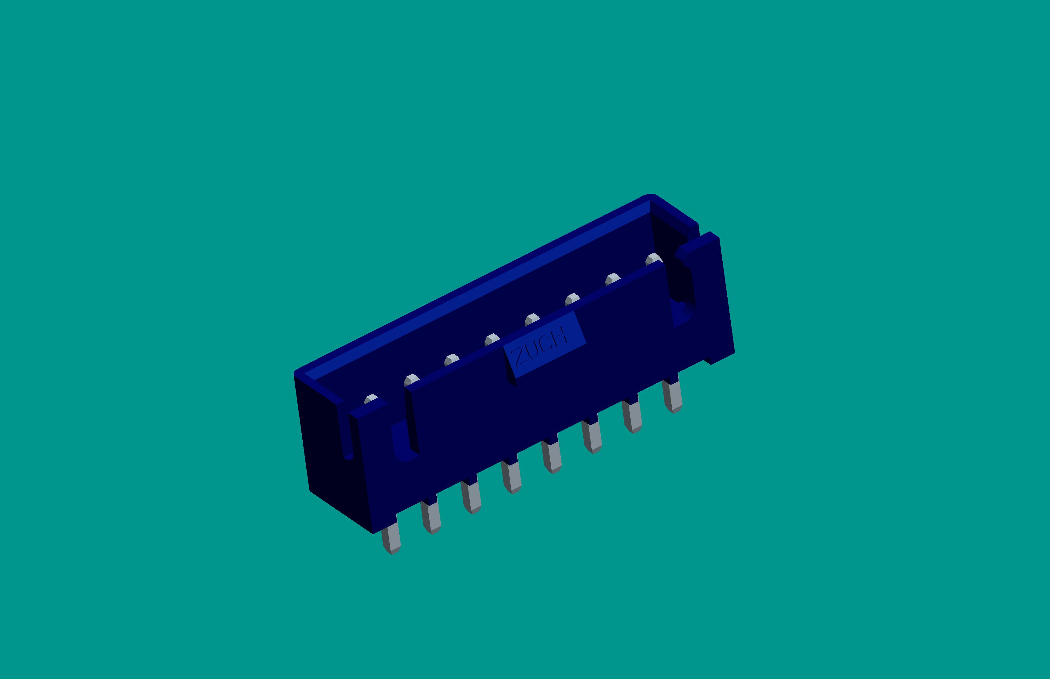 XH帶扣帶定位藍(lán)色針座-8直針 PA66