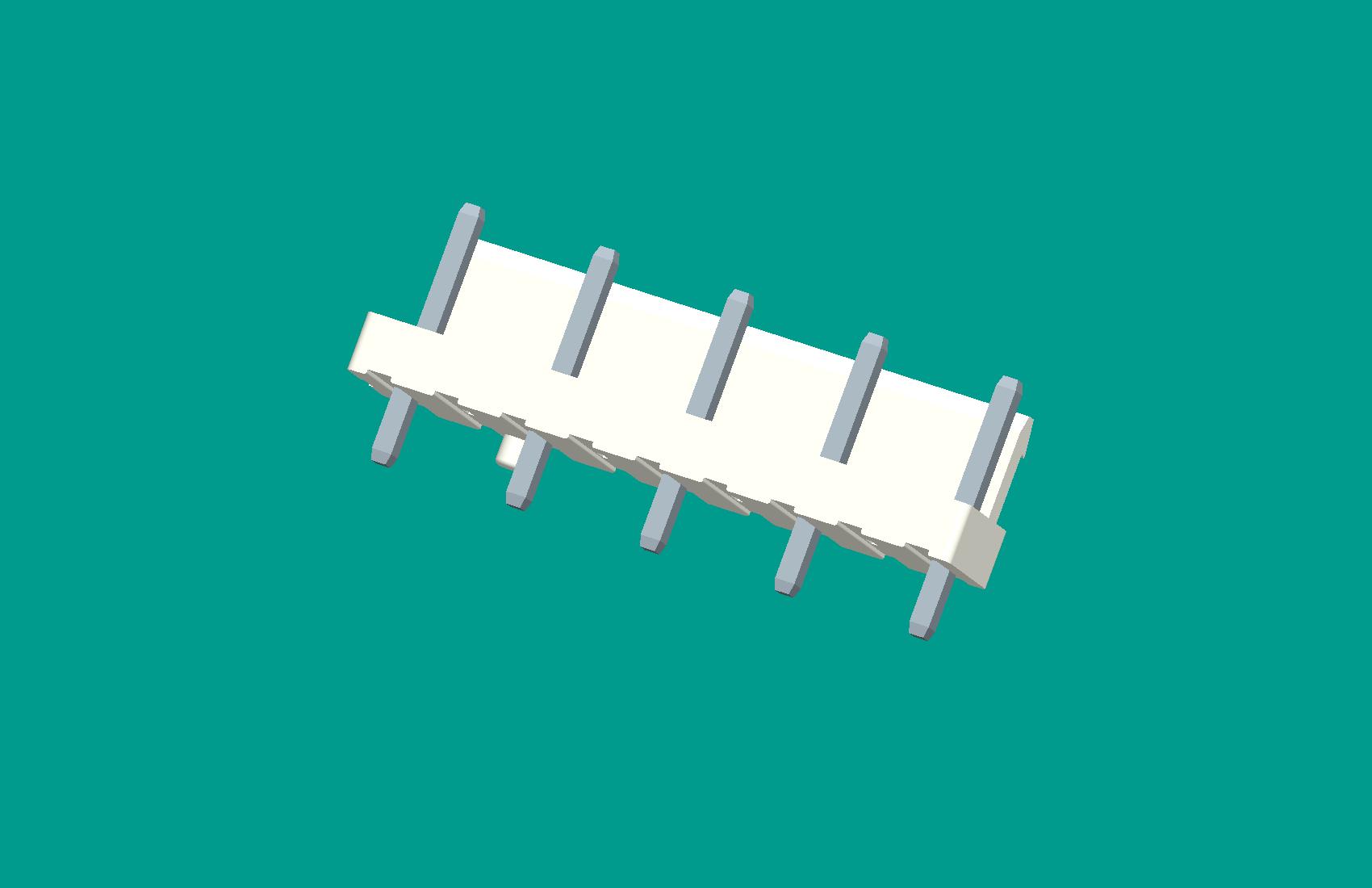 VH-9A5D1（半包防呆柱D1型，本色高灼熱絲）缺第2、4、6、8針