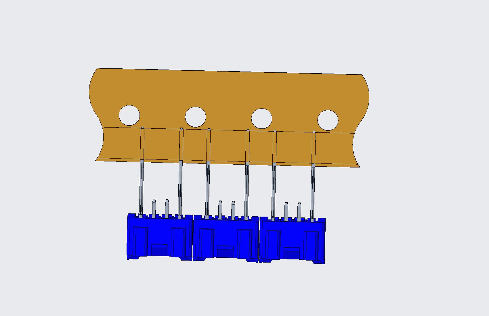 XH-4A全包編帶正向（1、4長針）(藍色)普通PA66/奧克斯