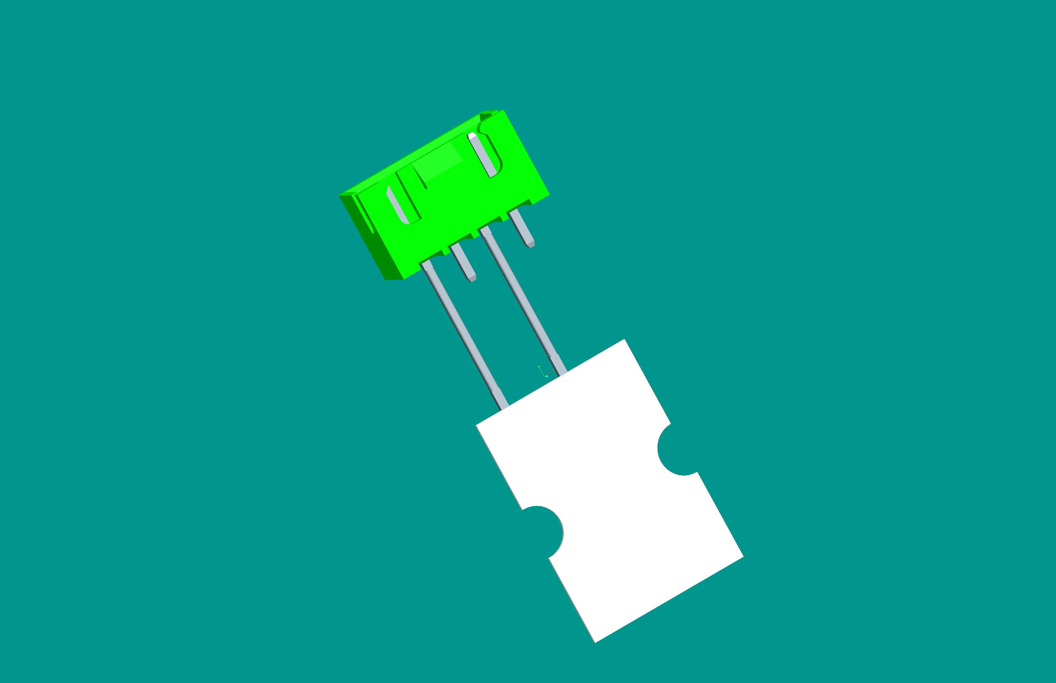 XH-4A(帶扣)立式針座綠色/編帶(步距12.7,2、4長針，反向，10mm，短針外漏長2.9mm)PA66