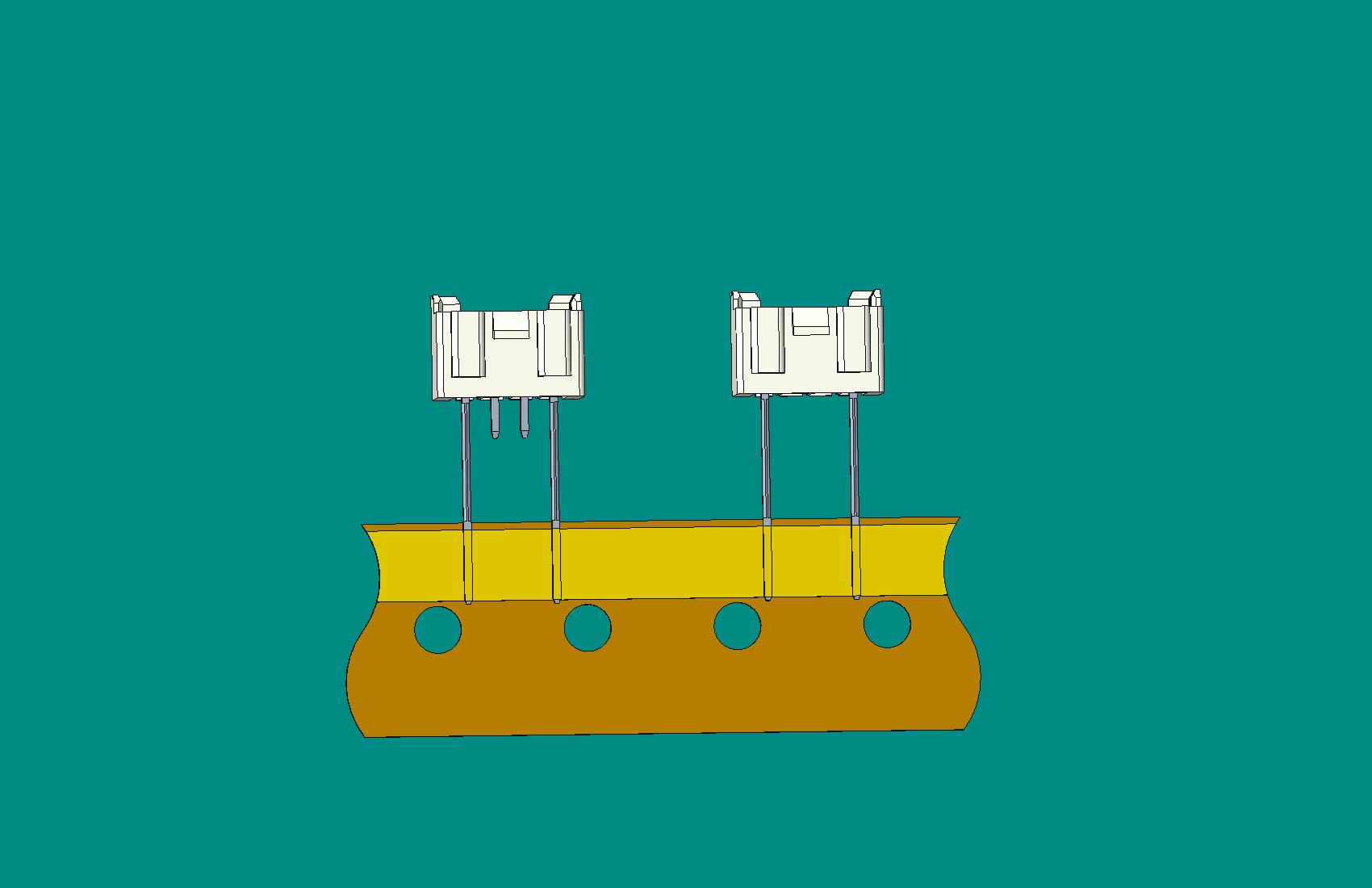 XH-4A全包非限位編帶正向（1、4長針）(白色)普通PA66/奧克斯