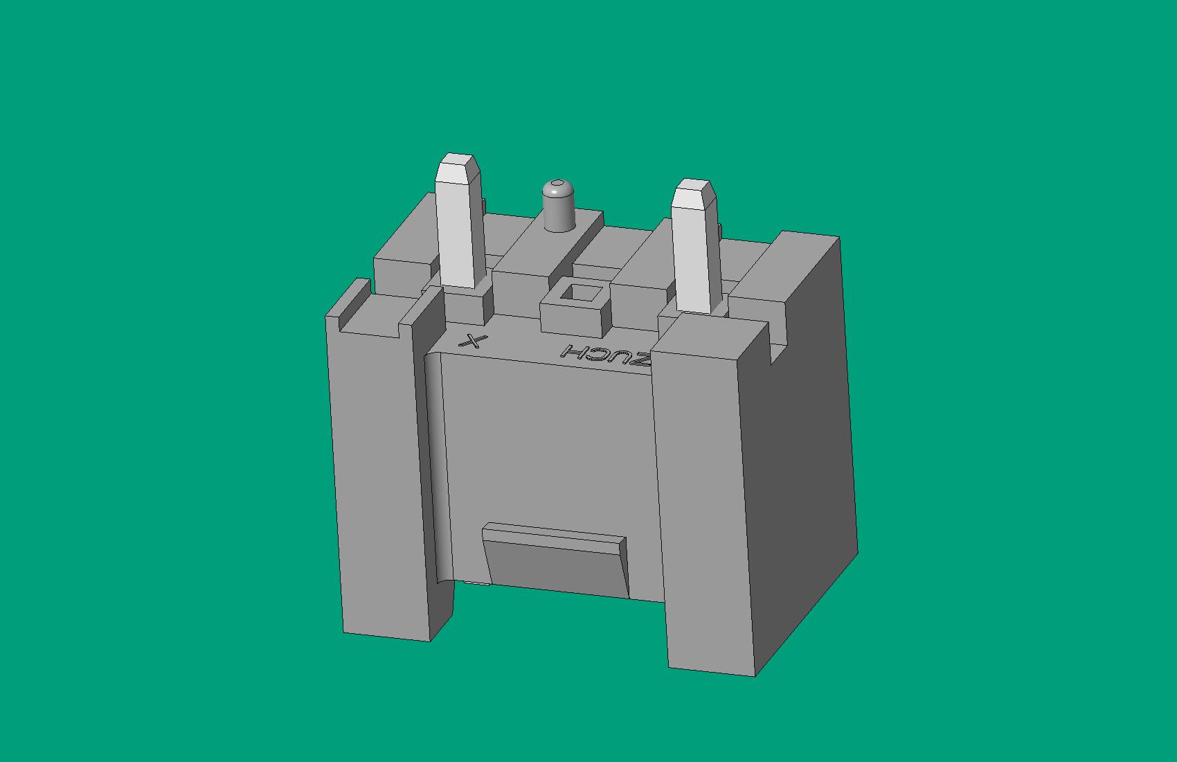 VH3A盒式（插奇數）帶定位針座 -灰色(高灼熱絲)