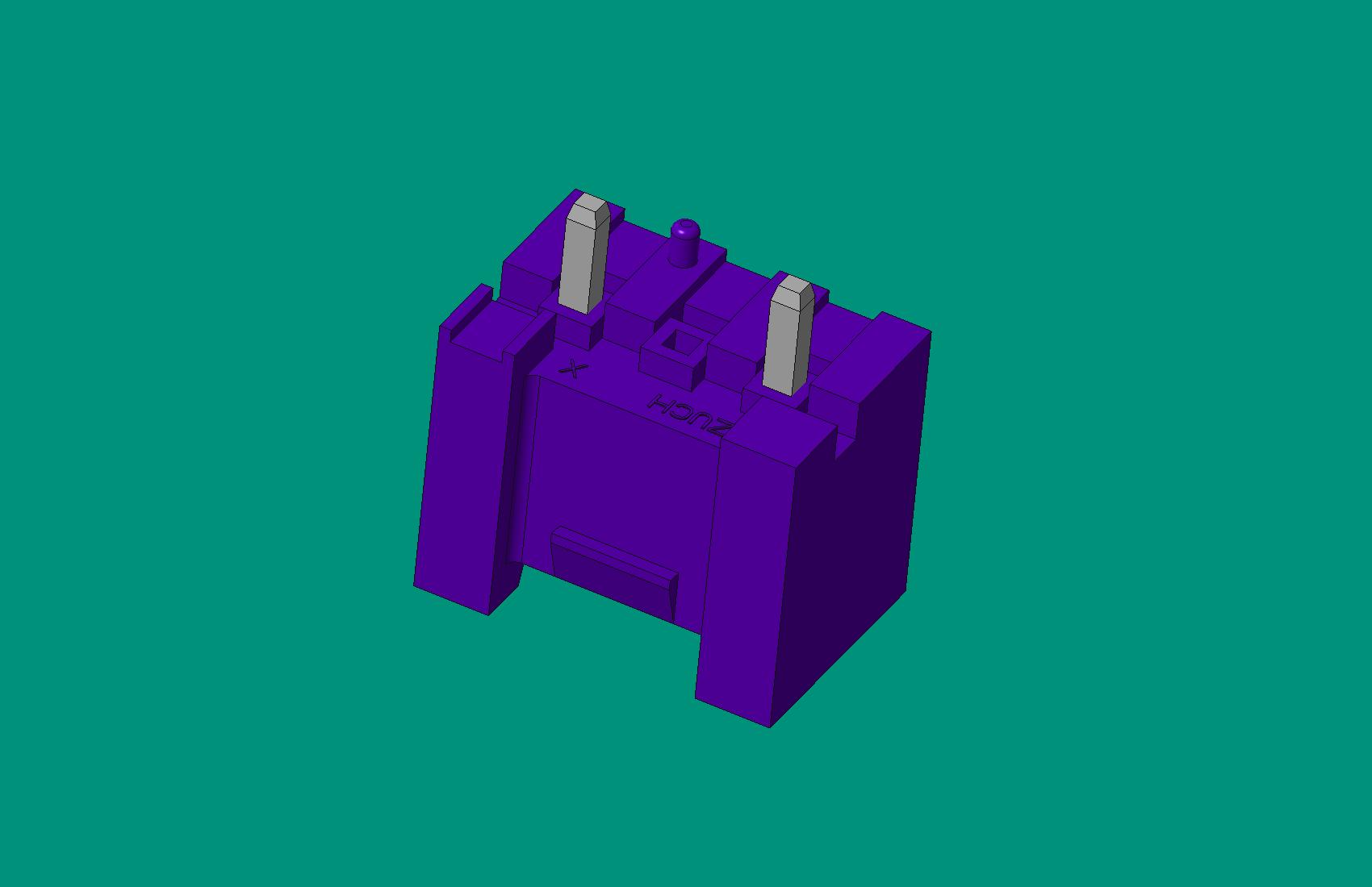 VH3A盒式（插奇數）帶定位針座 -紫色(高灼熱絲)