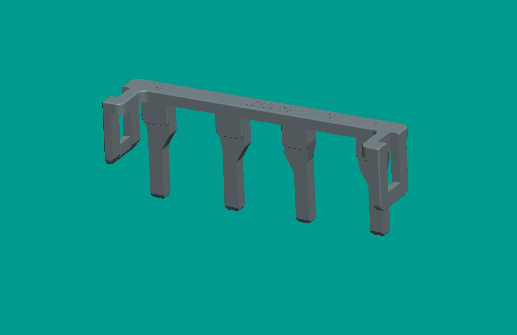 250-4孔鎖片本色-高灼熱絲